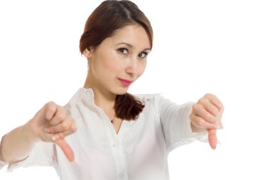 Model el başparmak aşağı