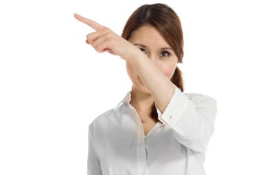 Parmakları ile işaret modeli