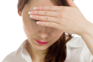 Modeli gizleme surat utanç yüzünden