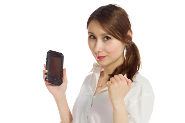 Stressed model pulling hairs — Stock Photo, Image