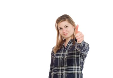 Modeli el başparmak tabela