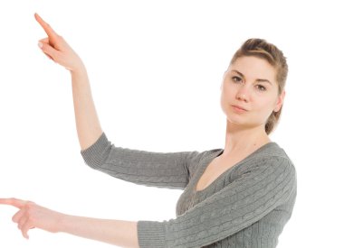 Parmakları ile işaret modeli