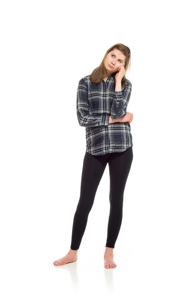 Model depressed or bored — Stock Photo, Image