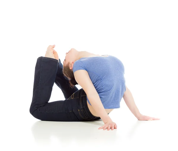 Gimnastic Model stretching — Fotografie, imagine de stoc