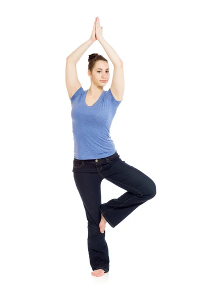 Gymnastic Model dancing — Stock Photo, Image