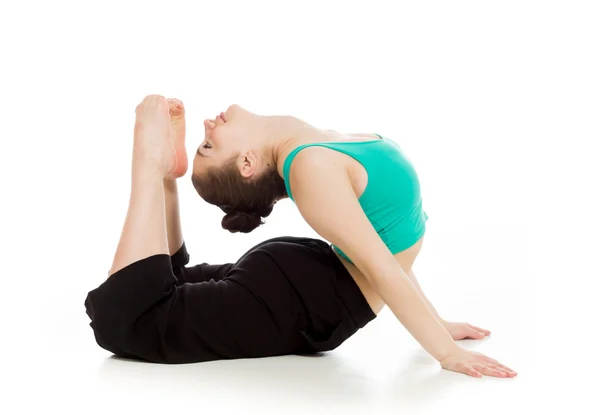 Gymnastische Model uitrekken — Stockfoto