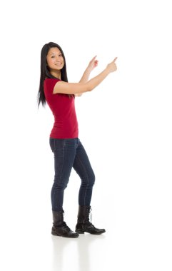 Parmakları ile işaret modeli