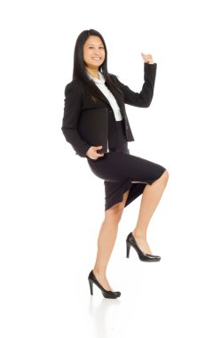 Modeli ile yumruk kadar neşeli