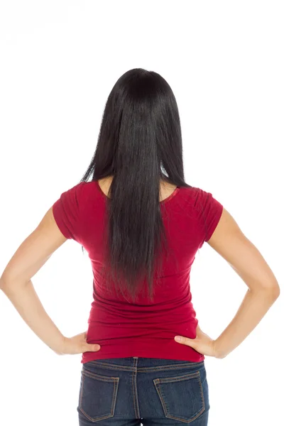 Model showing her back — Stock Photo, Image