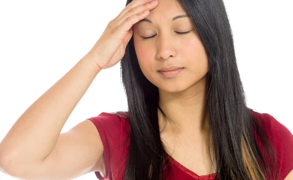 Model cierpiących na ból głowy — Zdjęcie stockowe