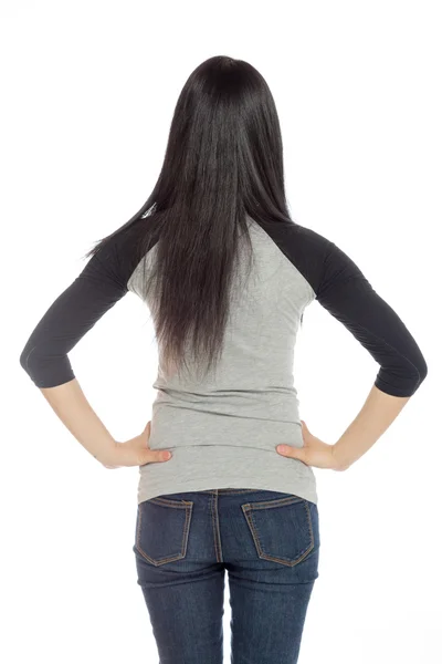 Model showing her back — Stock Photo, Image