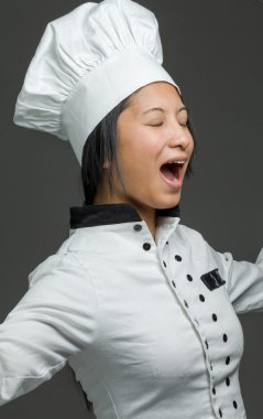 Hava başarılı silah ile mutlu modeli