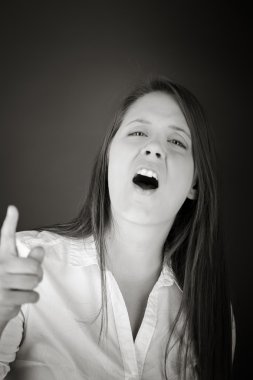 Azarı parmak ile nagging modeli