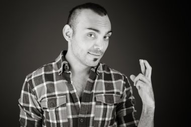 Şans getirmesi için dua ile model