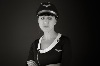 Kızgın modeli üzgün veya endişeli