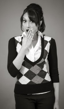 El ile ağız kapsayan şok modeli