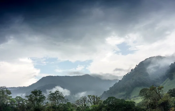 Góry w mglista Pogoda — Zdjęcie stockowe