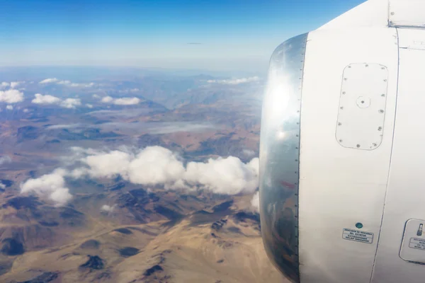 飛行機から山の範囲 — ストック写真