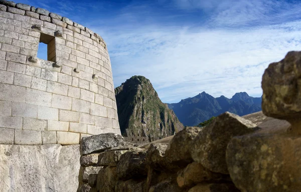 Templo del sol en Machu Picchu — Foto de Stock