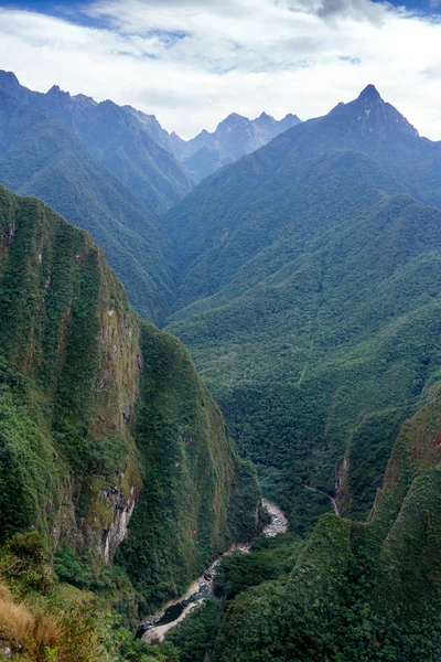 Vista de Machu Picchu en la Región del Cusco — Foto de Stock