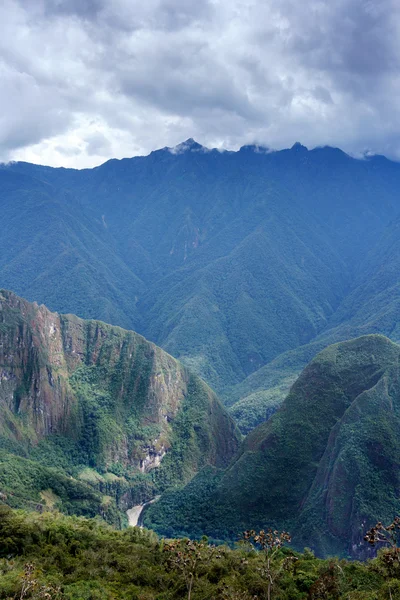 Machu Picchu v posvátné hory — Stock fotografie