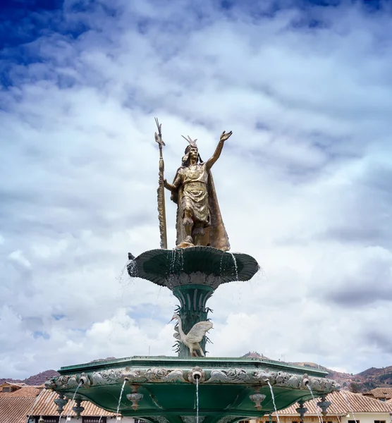 Estatua en Plaza de Armas — Foto de Stock