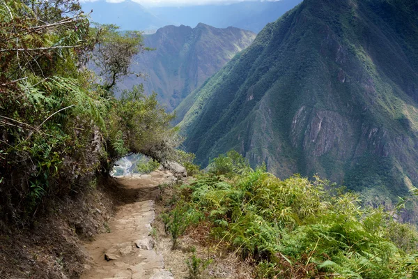 Inca trail of Machu Picchu — Stock Photo, Image