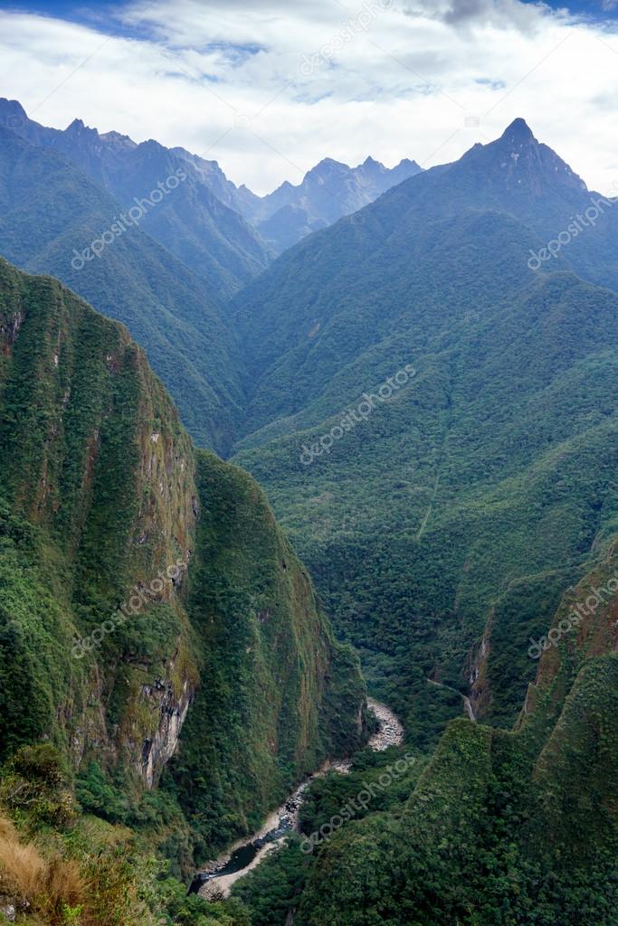 View of Machu Picchu in Cusco Region