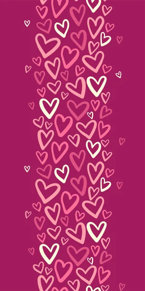 Greeting Card Textile Love Valentine Mother Day Hand Ink Doodle — стоковый вектор