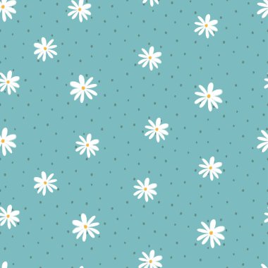 Sevimli el çizimleri kusursuz desen, karalama arkaplan, romantik ve modern moda, tekstil, ambalaj, pankart, duvar kağıtları - vektör tasarımı -