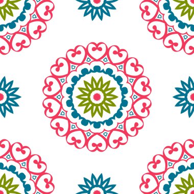 Vintage universal different seamless eastern patterns (tiling). Endless texture can be used for wallpaper, pattern fill, web page background, surface textures clothes. Retro geometric ornament.
