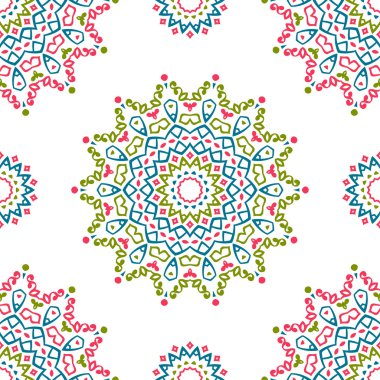 Vintage universal different seamless eastern patterns (tiling). Endless texture can be used for wallpaper, pattern fill, web page background, surface textures clothes. Retro geometric ornament.