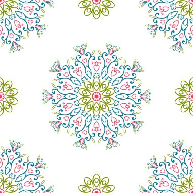 Vintage universal different seamless eastern patterns (tiling). Endless texture can be used for wallpaper, pattern fill, web page background, surface textures clothes. Retro geometric ornament.