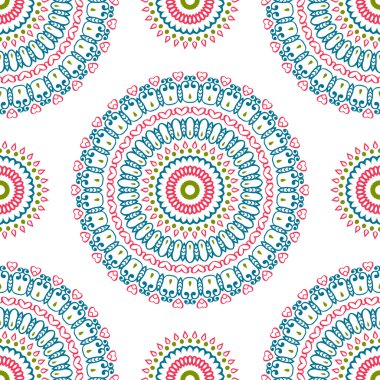 Vintage universal different seamless eastern patterns (tiling). Endless texture can be used for wallpaper, pattern fill, web page background, surface textures clothes. Retro geometric ornament.