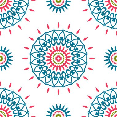 Vintage universal different seamless eastern patterns (tiling). Endless texture can be used for wallpaper, pattern fill, web page background, surface textures clothes. Retro geometric ornament.