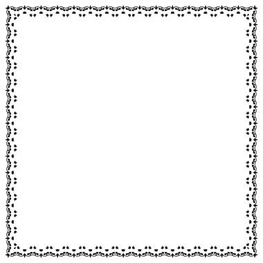 Dekoratif vintage çerçeve. Sınır tasarlamak vektör