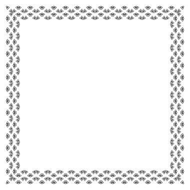 Dekoratif vintage çerçeve. Sınır tasarlamak vektör