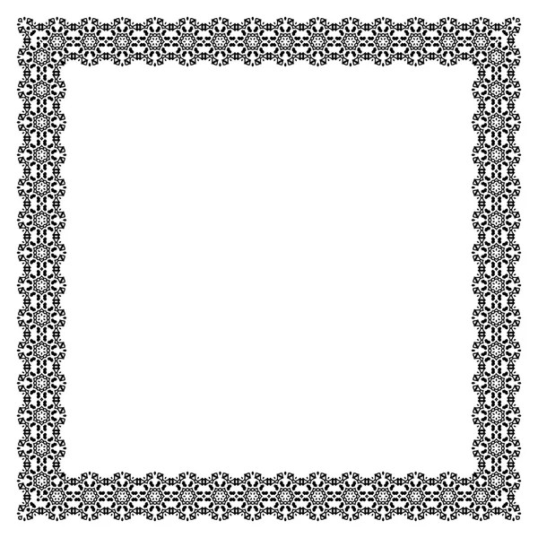 Decoratieve vintage frame. Grens patroon vector — Stockvector