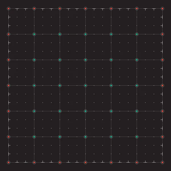 Сетка для современных виртуальных технологий фантастический футуристический пользовательский интерфейс HUD — стоковый вектор