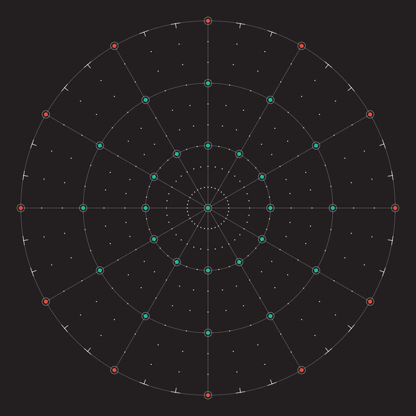 Сетка для современных виртуальных технологий фантастический футуристический пользовательский интерфейс HUD
