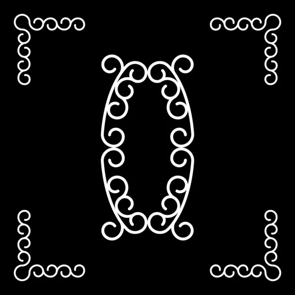 Vector letter O van het alfabet — Stockvector