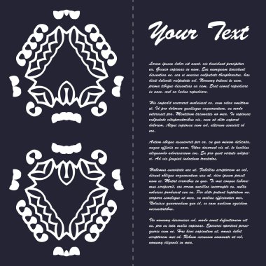 Modern sanat eserleri ve süslemeleri, renkli sayfalar, klasik renkler ve tasarım ve dekorasyon için yaratıcı çözümler içeren klasik tarz broşür tasarımı - kartpostal, menü ve mor