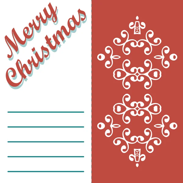 Поздравительные открытки на Рождество и векторный фон — стоковый вектор