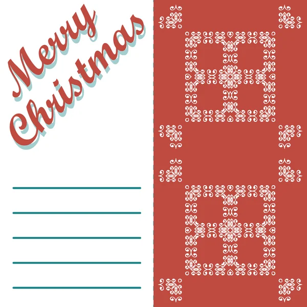 Merry Christmas Envelope Template