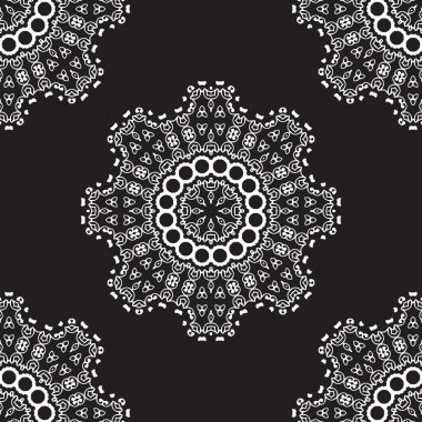 Evrensel farklı vintage Doğu desen (döşeme). Sonsuz doku duvar kağıdı, desen dolgularını, web sayfası arka planı, yüzey dokuları için kullanılabilir. Retro tek renkli geometrik süsleme.