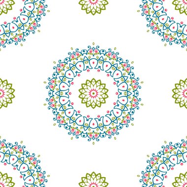Vintage universal different seamless eastern patterns (tiling). Endless texture can be used for wallpaper, pattern fill, web page background, surface textures clothes. Retro geometric ornament.