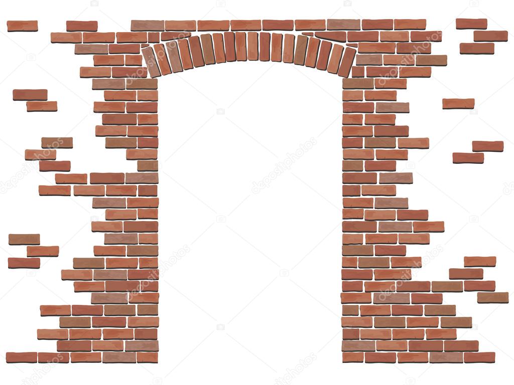 arch in brick wall