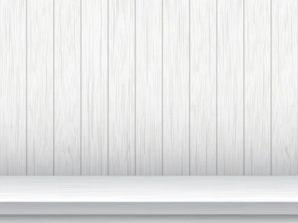 Beyaz masa ve ahşap plakalar arka plan