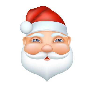Noel Baba neşeli yüzü