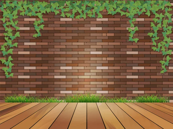 Fond mur de briques — Image vectorielle